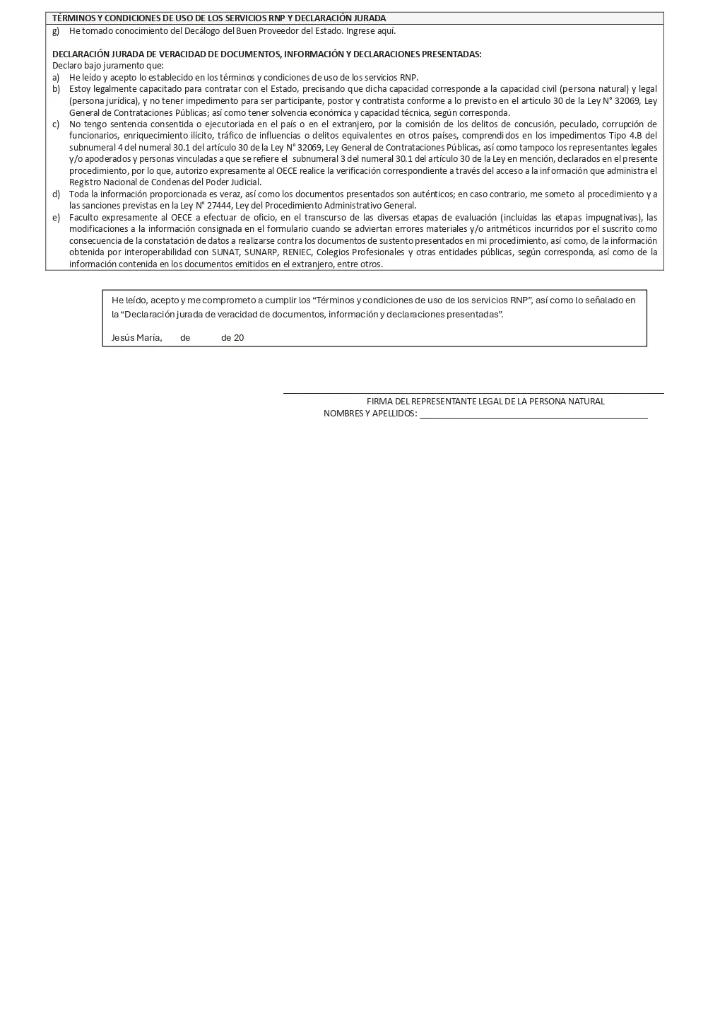 REGLAMENTO DE LA LEY Nº 32069, LEY GENERAL DE CONTRATACIONES PÚBLICAS | DECRETO SUPREMO Nº 009-2025-EF 17 Reglamento 20